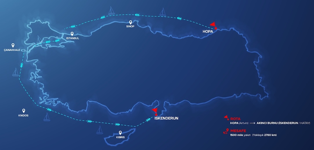 Türkiye Turu Rekor Girişimi Rota